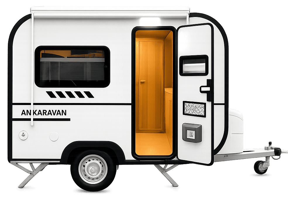Wohnwagen Micro 240, Seitenansicht